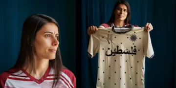 Natali Shaheen, calciatrice palestinese e scrittrice. ©Antonio De Matteo