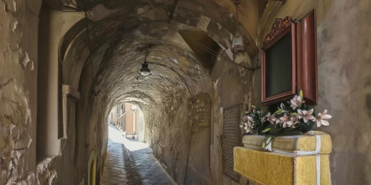 Il Portico delle Anime in via Lamarmora a Cagliari. ©S&H Magazine