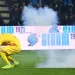 Audero e il petardo - Afp