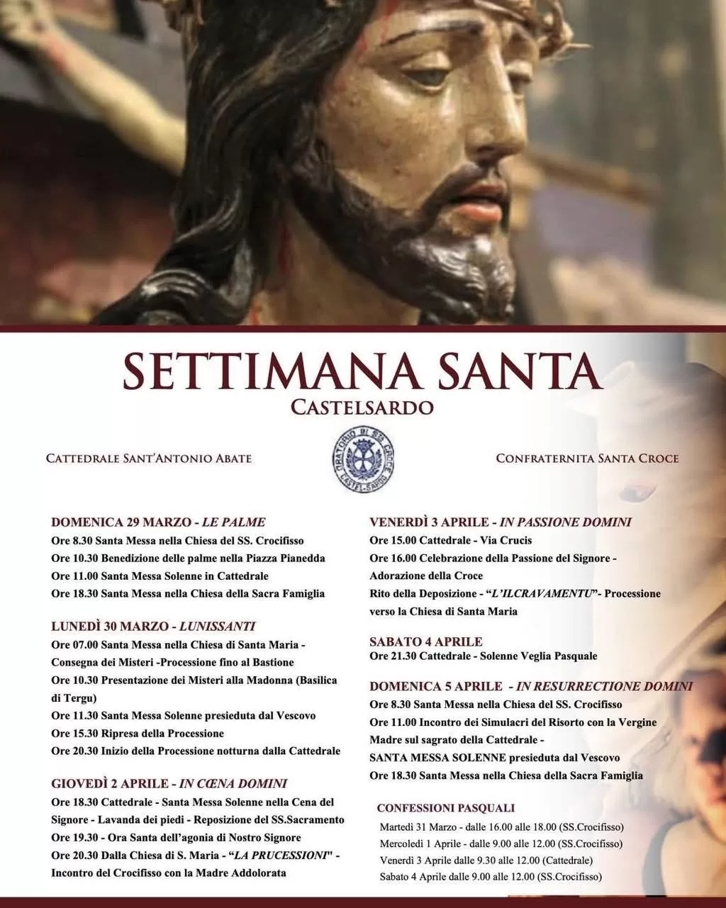 Settimana Santa a Castelsardo 2026