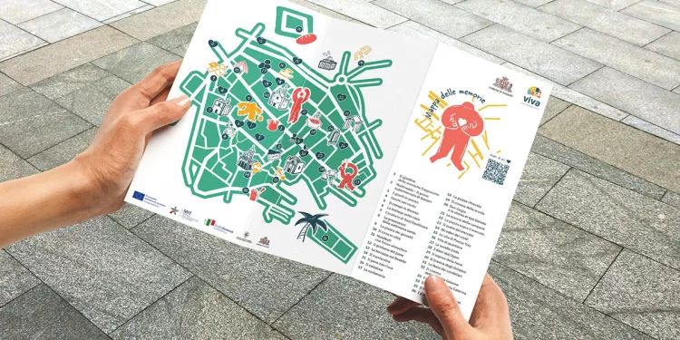 La mappa delle memorie del centro storico di Sassari