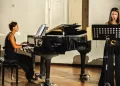 Chiara Lacertosa al pianoforte e Marianna di Ruvo al saxofono