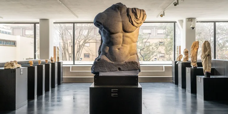 Il Padiglione Marcialis del Museo Sanna di Sassari. ©Alberto Masala