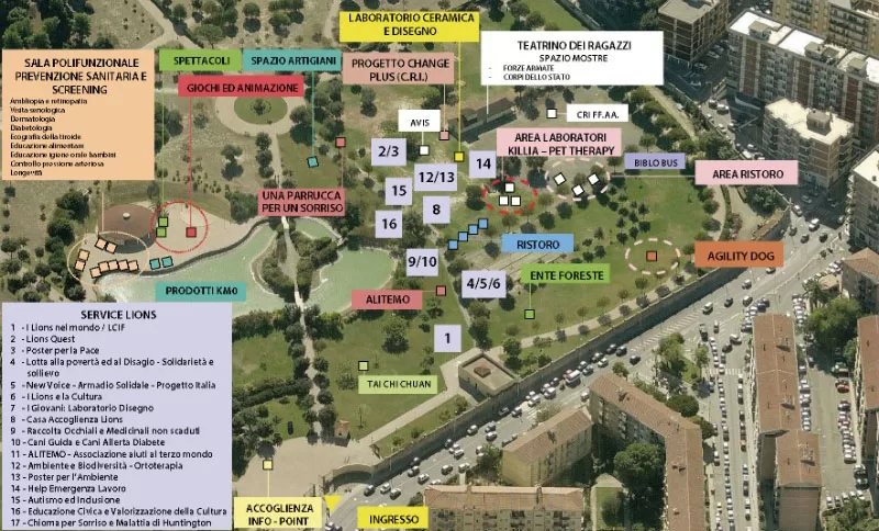 Lions Day 2026 Cagliari mappa