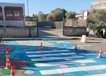 Street art sugli attraversamenti pedonali di Alghero