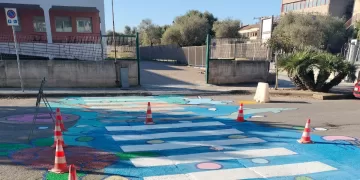 Street art sugli attraversamenti pedonali di Alghero
