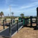 Attrezzo centrale del parco giochi del Poetto di Quartu