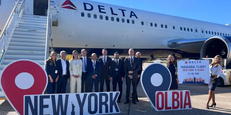 Il primo volo diretto New York-Olbia
