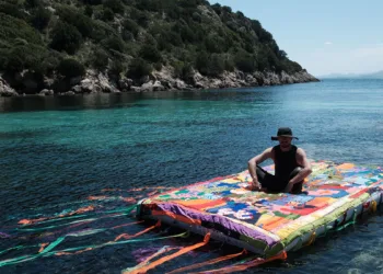 A Golfo Aranci il Magic Carpet di Giulio Locatelli