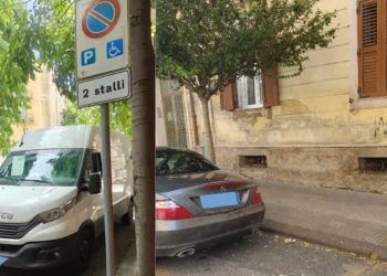 Stalli disabili occupati a Sassari