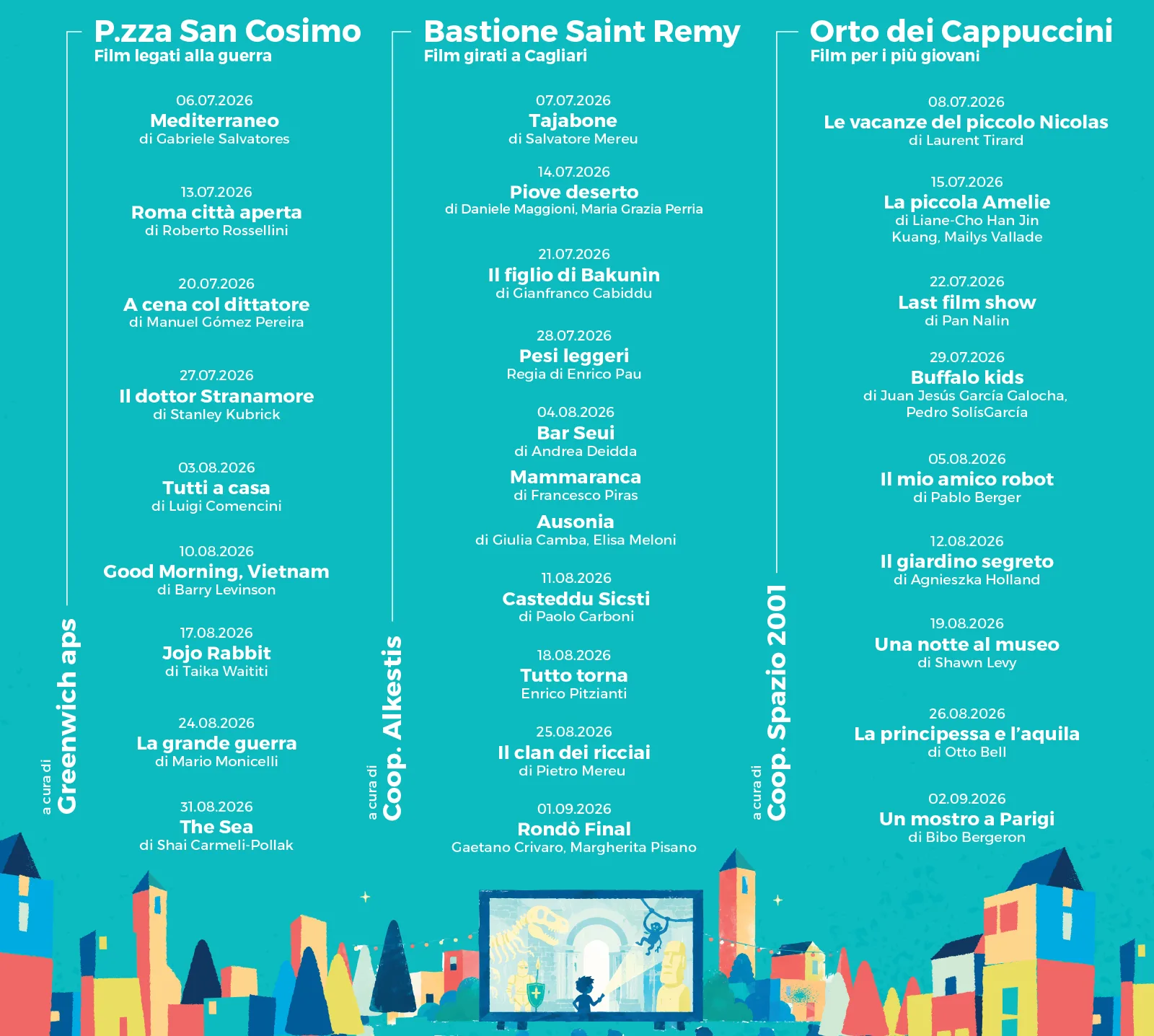 Cinema all’Aperto - Cagliari visione di un mondo 2026