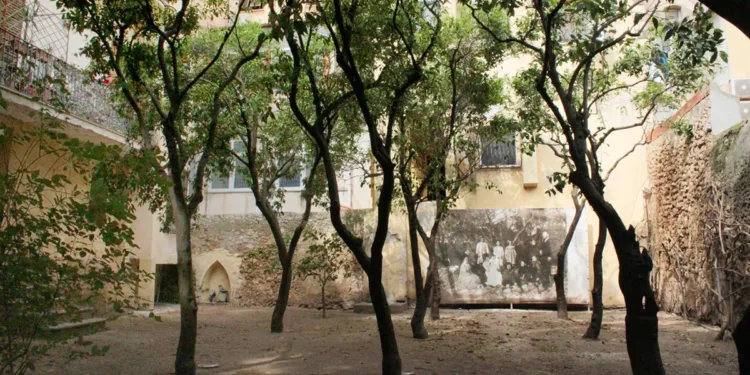 Il giardino dell’Archivio storico di Sassari