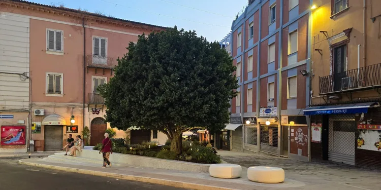 La nuova Piazza Brigata Sassari