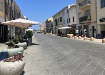 Porto Torres, area pedonale Corso Vittorio Emanuele