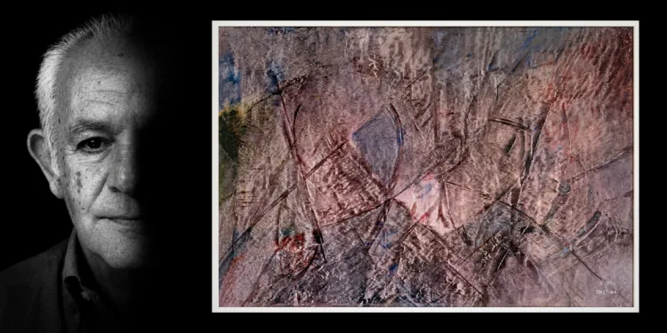 Augusto Salvatore Oppo, Smetana in rosa, 1996 (denominazione catalografica dell’Archivio). Archivio Augusto Oppo, ASO-0015