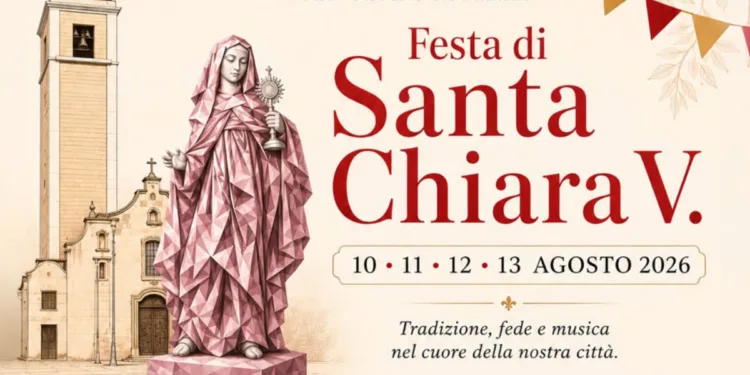 Festa di Santa Chiara 2026 a San Gavino Monreale
