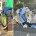 I rifiuti abbandonati a Sassari
