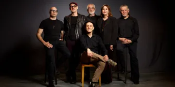 Peppe Servillo, Javier Girotto, Fabrizio Bosso, Rita Marcotulli, Furio Di Castri e Mattia Barbieri. ©Riccardo Musacchio