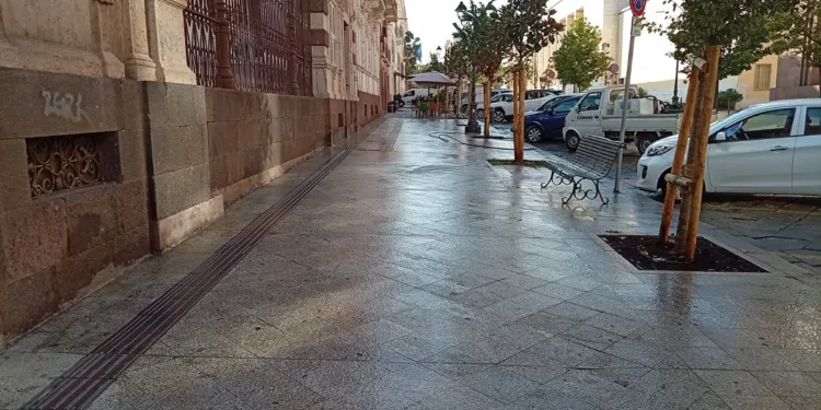 Pulizia straordinaria via Roma a Sassari
