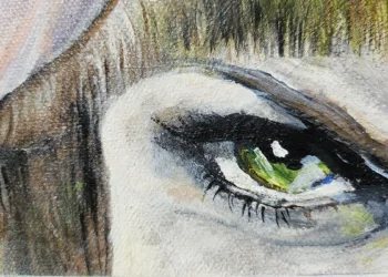 Un'opera dell’artista danese Charlotte Lindkvist