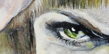 Un'opera dell’artista danese Charlotte Lindkvist
