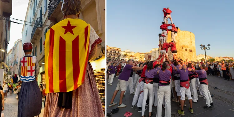 Gegants al Sant Miquel Festival di Alghero