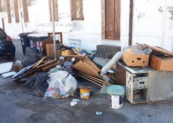 I rifiuti abbandonati a Sassari