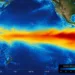 Mappa illustrativa delle anomalie della temperatura superficiale del Pacifico associate a El Niño