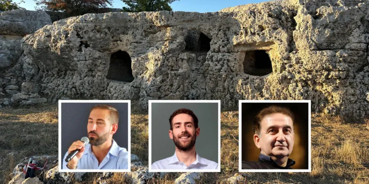 Piergiorgio Pulixi, Jacopo Veneziani e Roberto Giacobbo e la Domus de Janas di Museddu di Cheremule