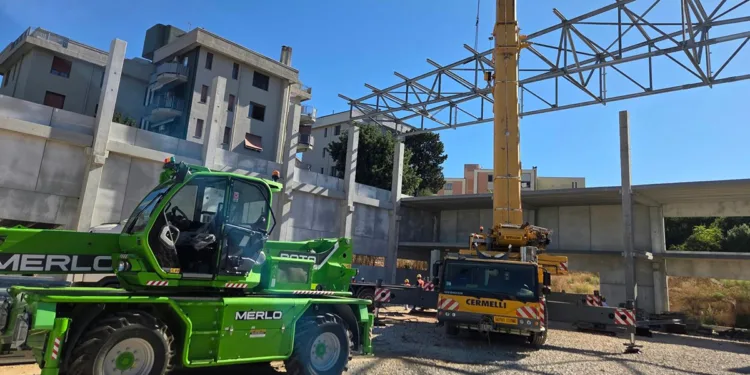 Lavori al Palasport di via Kennedy a Sassari