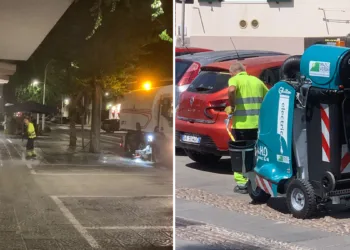 Pulizia nelle strade di Alghero