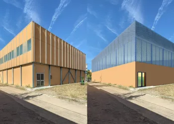Riqualificazione Palestra Grande ITI Angioy di Sassari rendering