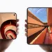 iPhone Duo di Apple mostrato aperto e chiuso, con display pieghevole