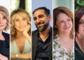 Tiziana Ferrario, Myrta Merlino, Piergiorgio Pulixi, Cristina Caboni e Vanessa Roggeri