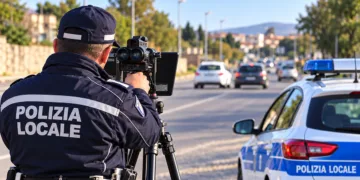 Telelaser della polizia locale